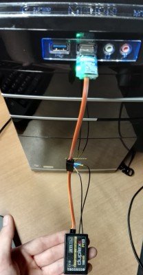 Verbindung Empfänger - PC