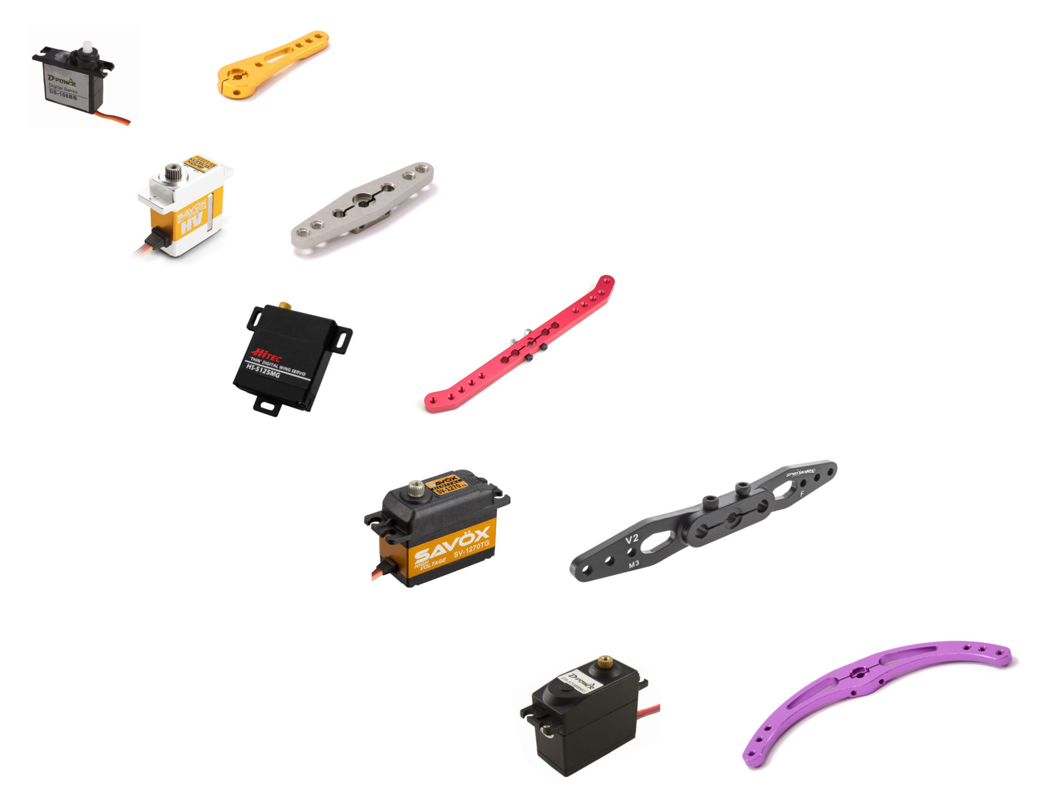 Servo Spline Information HEPF Modellbau