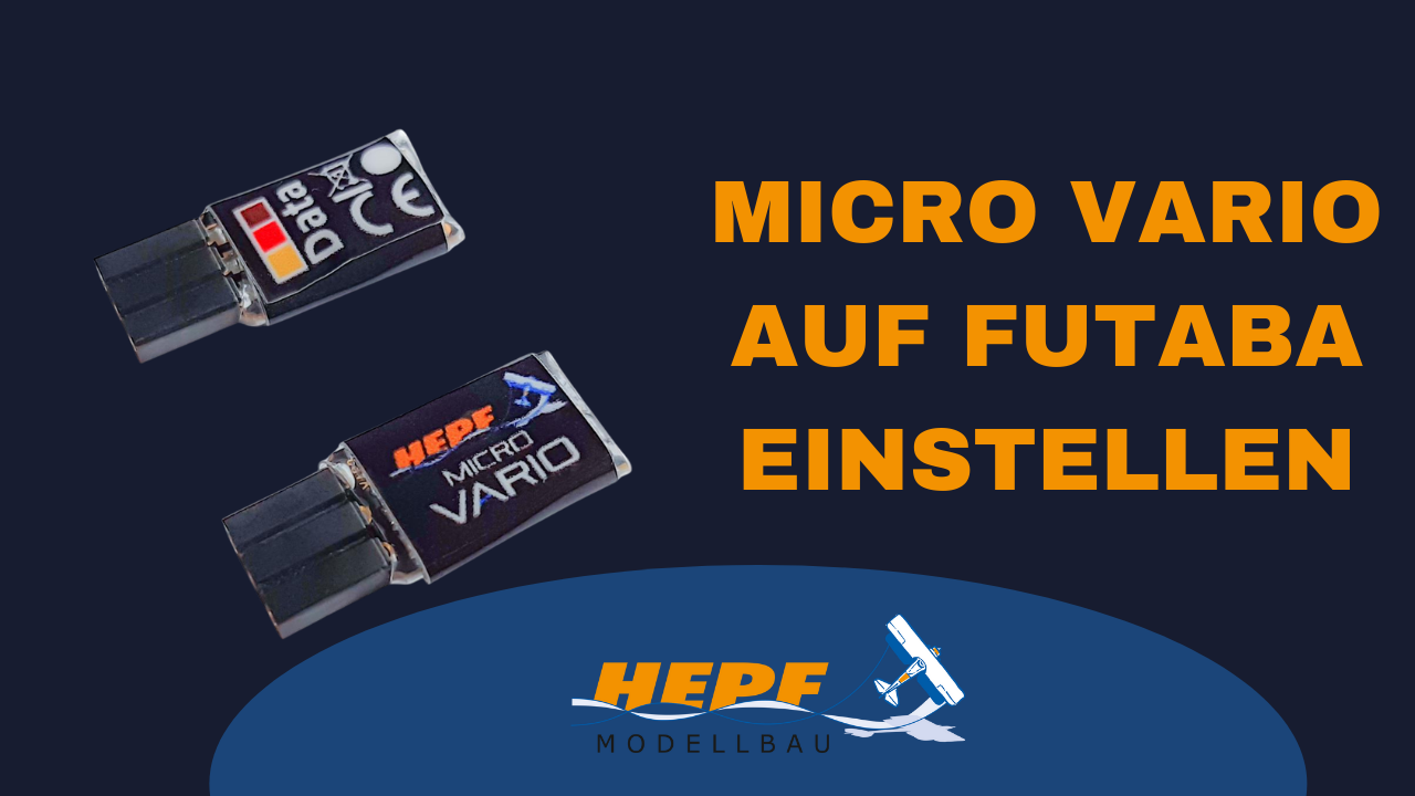 Hepf Modellbau Micro Vario auf Futaba einstellen